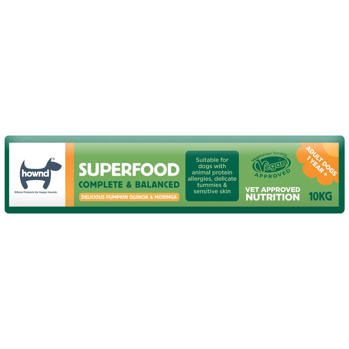 Delicious Pumpkin Quinoa Moringa Hypoallergenic Dry Dog Food - 10kg bottom