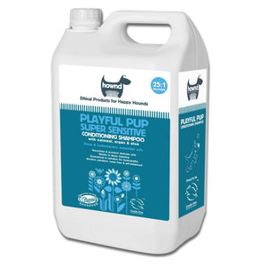 Hownd 25:1 Professional Groomer Playful Pup Super Sensitive Conditioning Shampoo 5L - front view