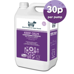 25:1 Professional Keep Calm Relaxing Conditioning Shampoo 5L - Hownd, Price Per Pump