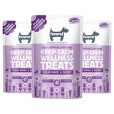 hownd keep calm vegan hypoallergenic wellness treats- 3 pack