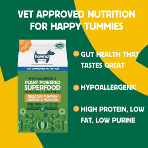 Pumpkin Superfood Hypoallergenic Vegan Dog Food