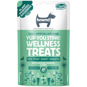 hownd yup you stink vegan hypoallergenic wellness treats- front view