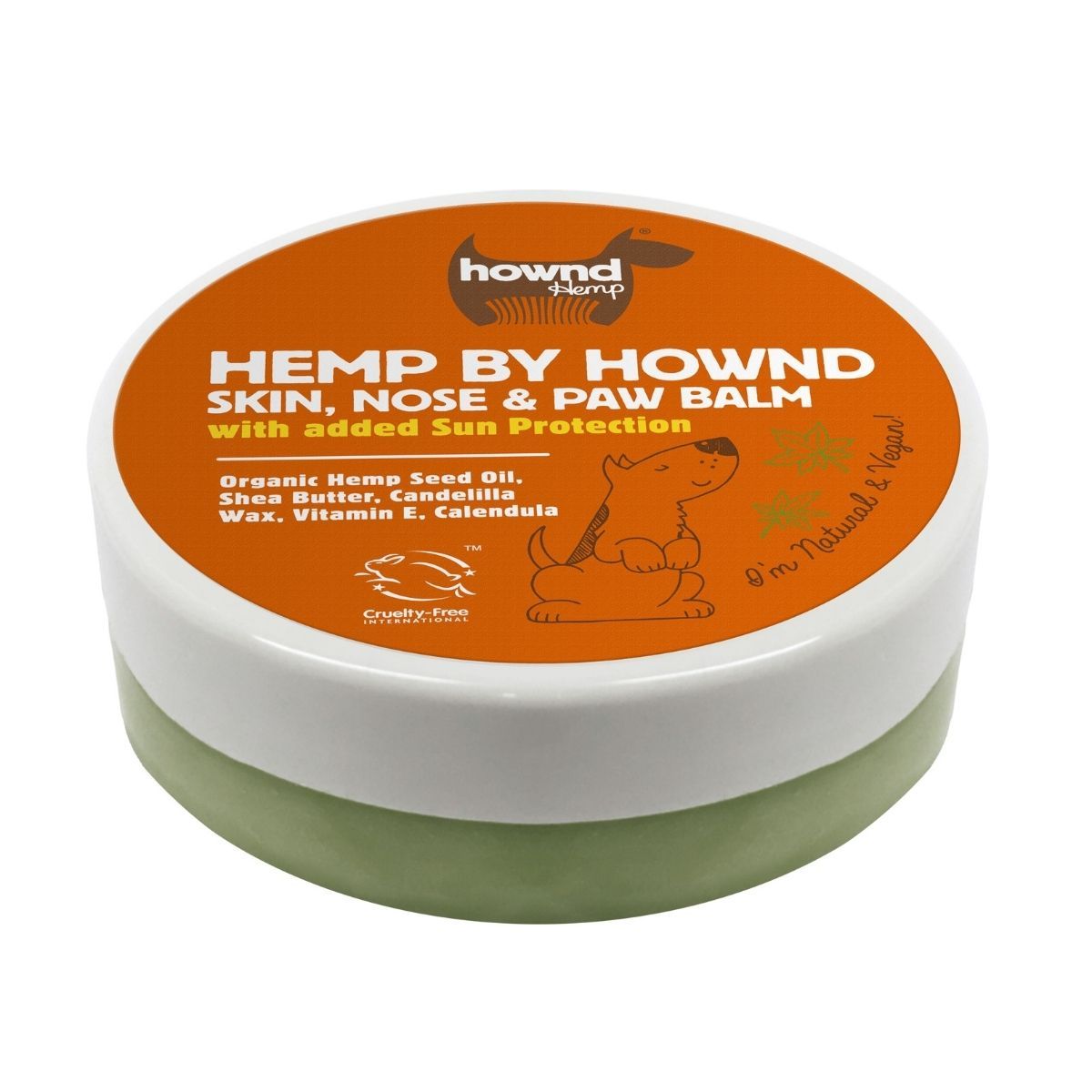 Hemp by Hownd Skin, Nose and Paw Balm with Sun Protection (50g) - Hownd