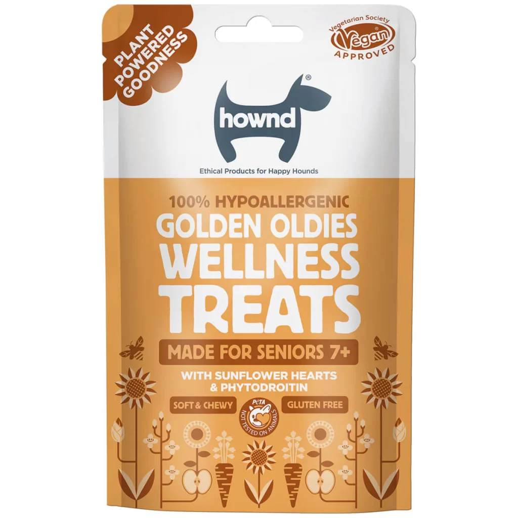 HOWND Golden Oldies Plant Based Wellness Treats for Senior Dogs