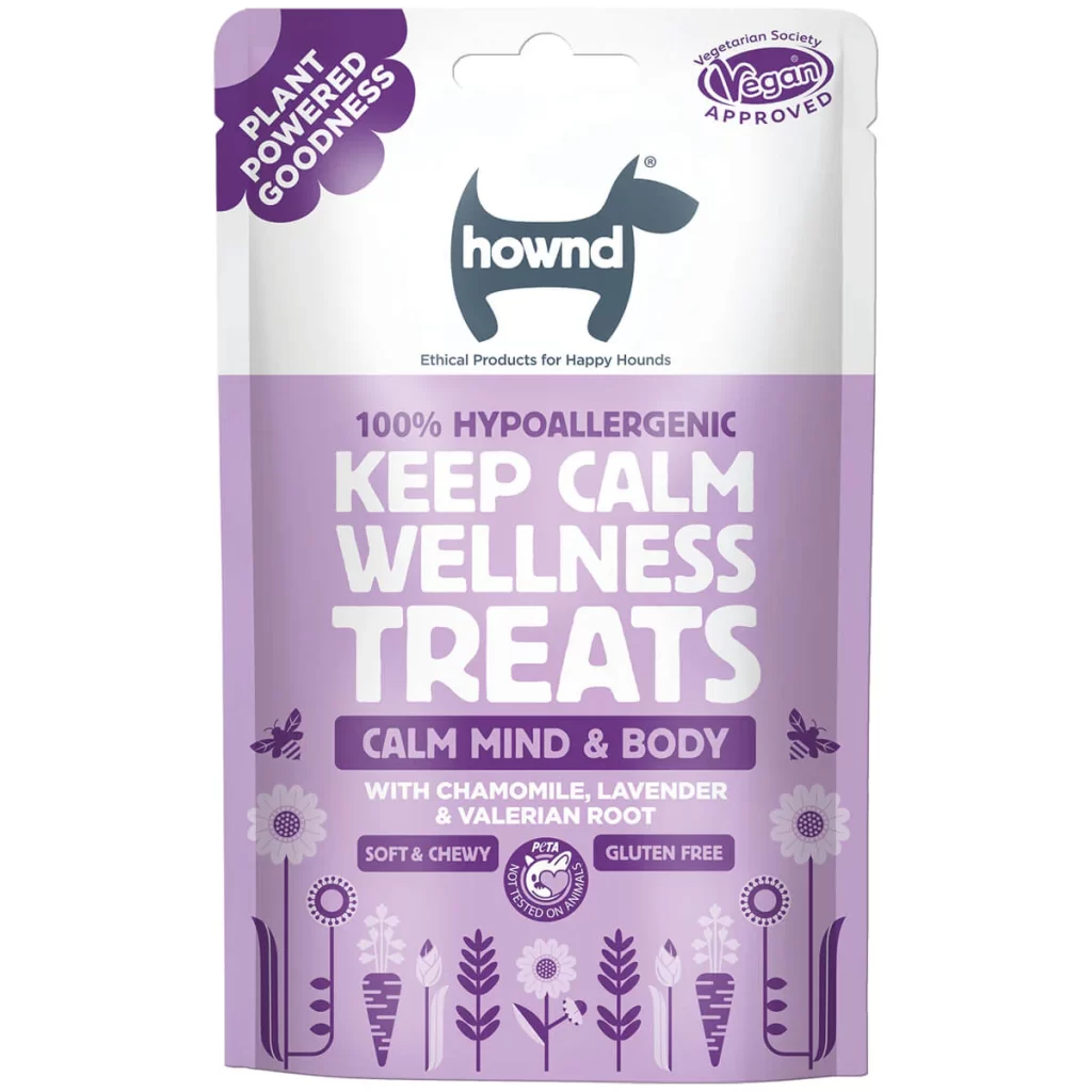 HOWND Keep Calm Plant Based Wellness Dog Treats for Anxious Dogs